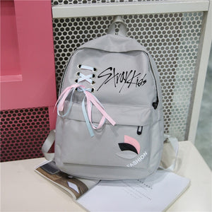 Stray Kids Laced Ribbon Backpack