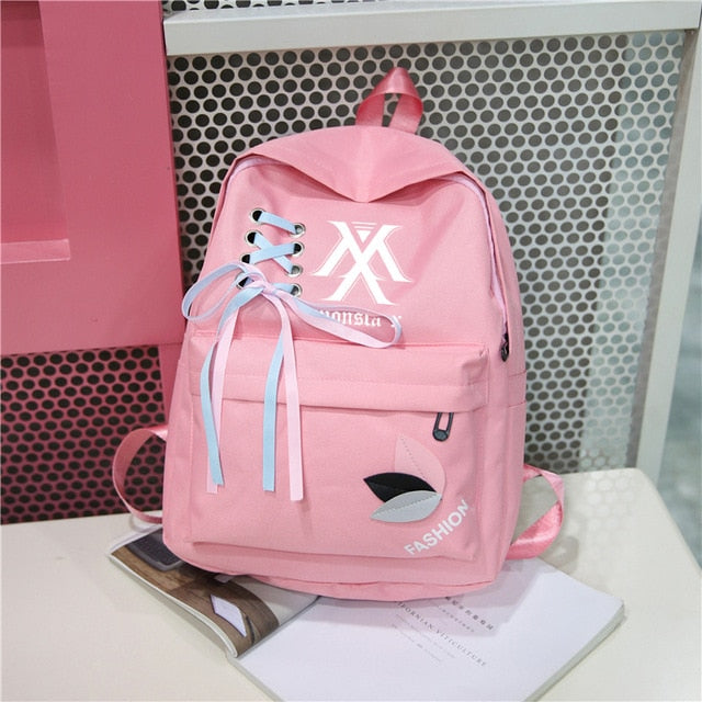 Monsta X Laced Ribbon Backpack