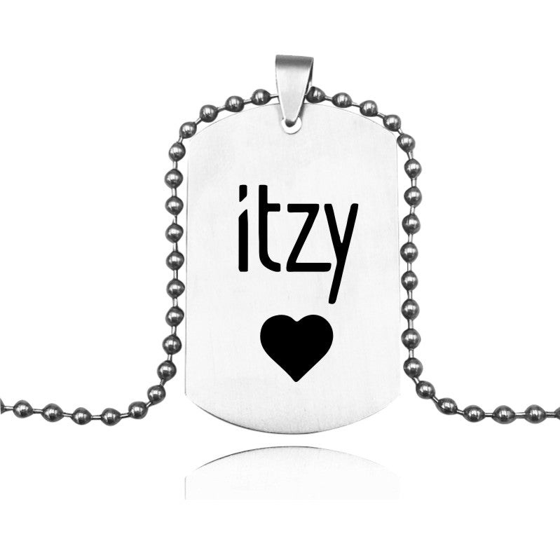 ITZY Signature Tag Necklace (12 Designs)