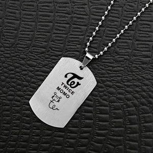 Twice Signature Tag Necklace (9 Designs)