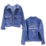 Bangtan Love Yourself Denim Jacket (16 Different Designs)