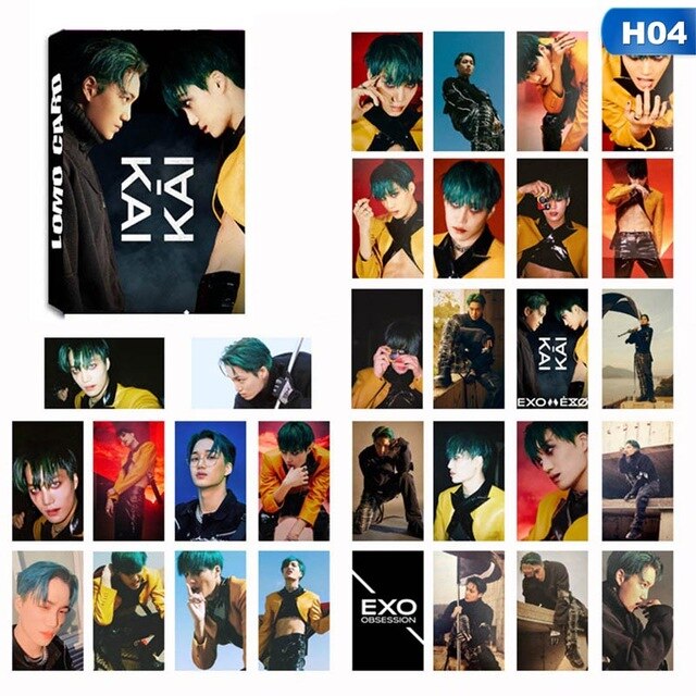 30Pcs/set LOMO EXO Obession Album Photocards