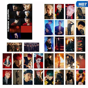 30Pcs/set LOMO EXO Obession Album Photocards