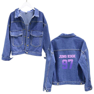 Bangtan Love Yourself Denim Jacket (16 Different Designs)