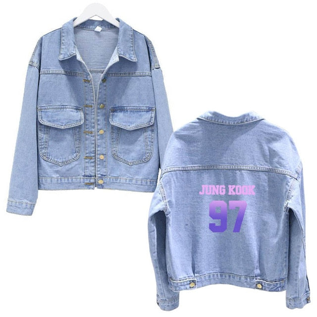 Bangtan Love Yourself Denim Jacket (16 Different Designs)