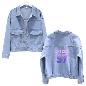 Bangtan Love Yourself Denim Jacket (16 Different Designs)