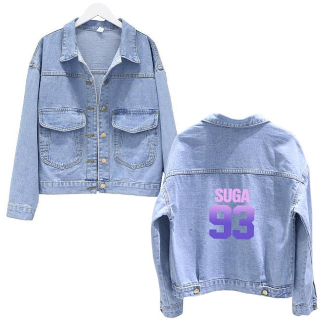 Bangtan Love Yourself Denim Jacket (16 Different Designs)