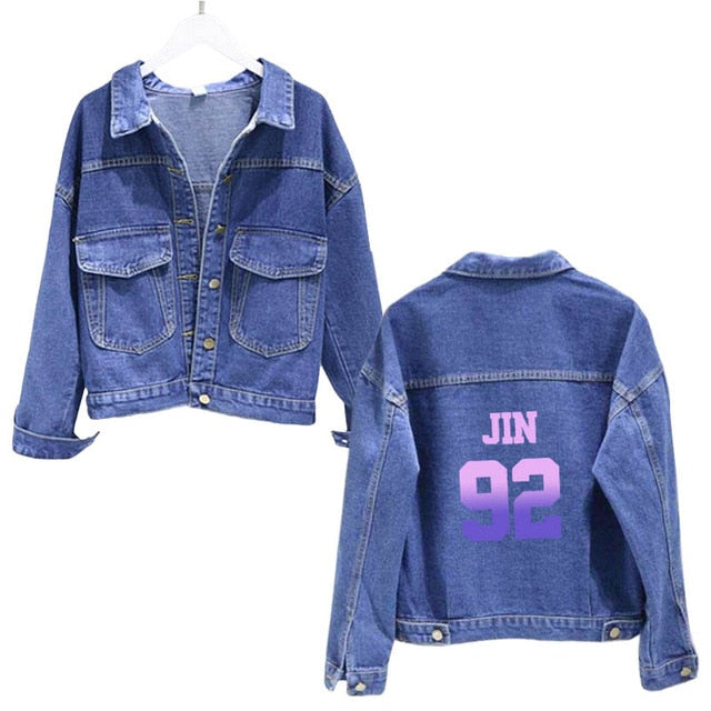 Bangtan Love Yourself Denim Jacket (16 Different Designs)