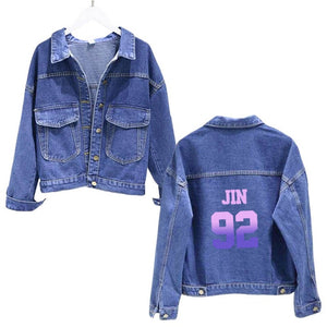 Bangtan Love Yourself Denim Jacket (16 Different Designs)