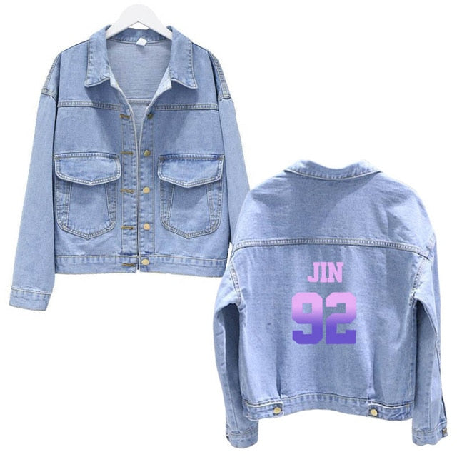 Bangtan Love Yourself Denim Jacket (16 Different Designs)