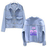 Bangtan Love Yourself Denim Jacket (16 Different Designs)
