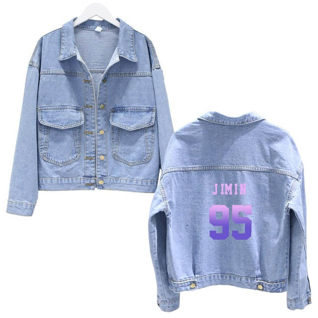 Bangtan Love Yourself Denim Jacket (16 Different Designs)