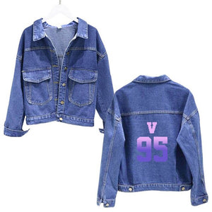 Bangtan Love Yourself Denim Jacket (16 Different Designs)