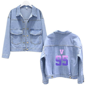 Bangtan Love Yourself Denim Jacket (16 Different Designs)