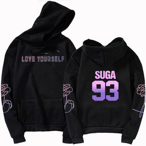 Vrouwen Jungkook Suga Jimin V Rap Jhope Jin Hoodie Sweatshirts Love Yourself Hoodies Trui Merch Merchandise, 03 Zwart, M Vrouwen Jungkook Suga Jimin V Rap Jhope Jin Hoodie Sweatshirts Love Yourself Hoodies Trui Merch Merchandise, 03 Zwart, M