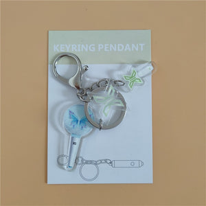 KPOP NCT, IZONE, Red Velvet, IKON, Produce 101, MONSTA X, BTS, EXO, TWICE, SUPERM, IU, TxT, BLACKPINK, ATEEZ, MAMAMOO, STARYKIDS, GOT7, APINK, SEVENTEEN, X1 Keychains