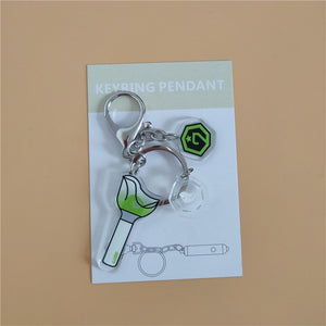 KPOP NCT, IZONE, Red Velvet, IKON, Produce 101, MONSTA X, BTS, EXO, TWICE, SUPERM, IU, TxT, BLACKPINK, ATEEZ, MAMAMOO, STARYKIDS, GOT7, APINK, SEVENTEEN, X1 Keychains