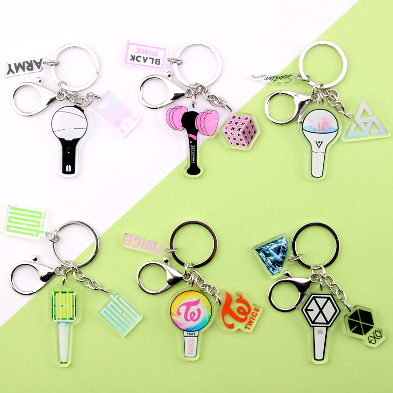 BLACKPINK, BTS, EXO, GOT7, TWICE, SEVENTEEN Keychains