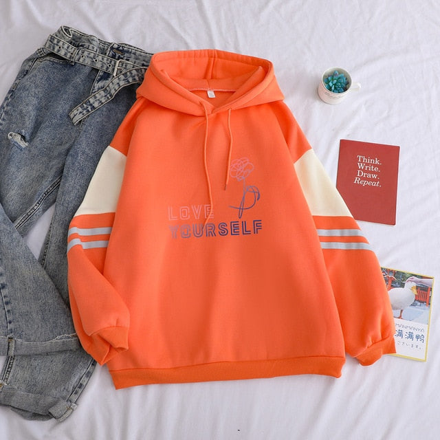 Bangtan Premium Love Yourself Flower Hoodies