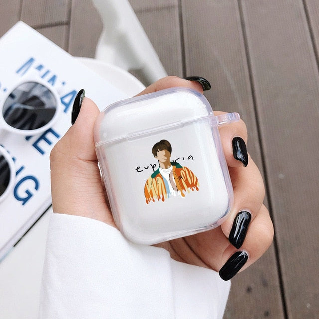 Bangtan Clear Airpod Cases (6 Designs)