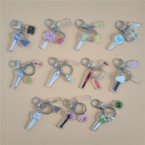 KPOP NCT, IZONE, Red Velvet, IKON, Produce 101, MONSTA X, BTS, EXO, TWICE, SUPERM, IU, TxT, BLACKPINK, ATEEZ, MAMAMOO, STARYKIDS, GOT7, APINK, SEVENTEEN, X1 Keychains