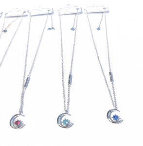 Bangtan Crescent Moon Necklaces