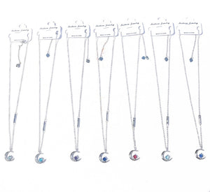 Bangtan Crescent Moon Necklaces