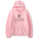 BTS BE Script Hoodies