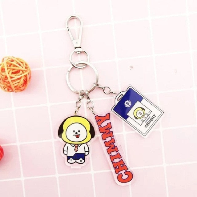 BT21 "Student" Keychains