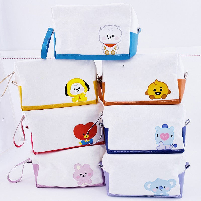 BT21 Makeup Bags