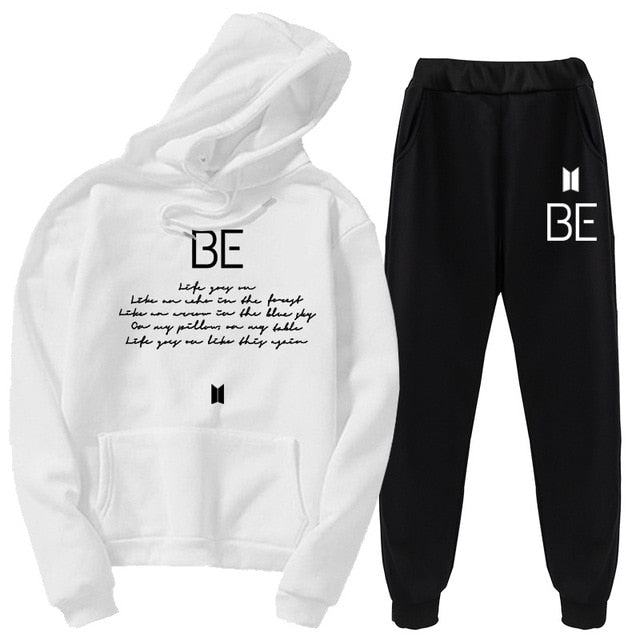BTS BE Full Tracksuit (Hoodie + Sweatpants)