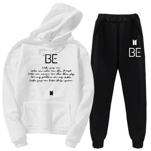 BTS BE Full Tracksuit (Hoodie + Sweatpants)