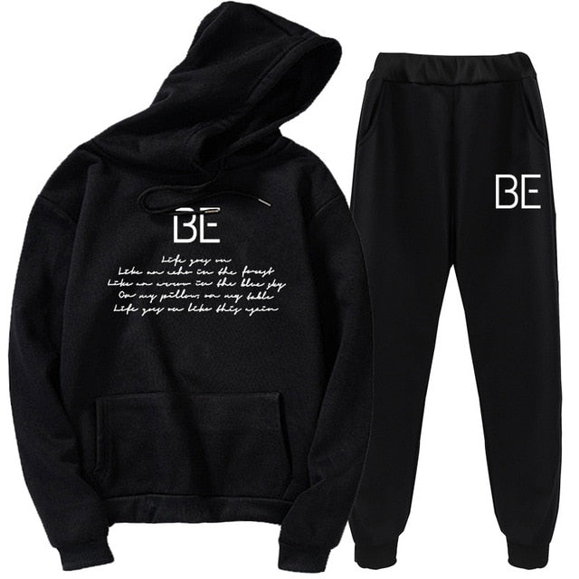 BTS BE Full Tracksuit (Hoodie + Sweatpants)