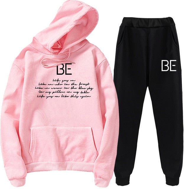 BTS BE Full Tracksuit (Hoodie + Sweatpants)
