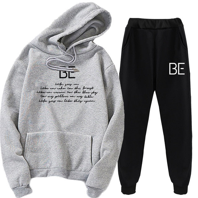 BTS BE Full Tracksuit (Hoodie + Sweatpants)