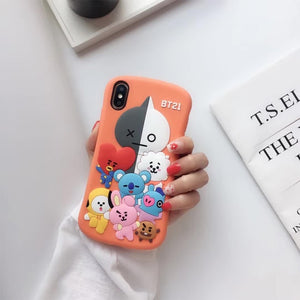 BT21 Friends iPhone Cases