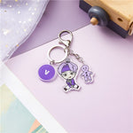 BTS I Purple U Keychains
