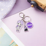 BTS I Purple U Keychains