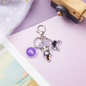 BTS I Purple U Keychains