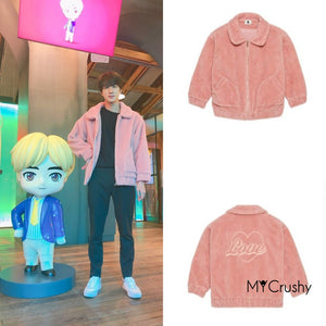 Bts pink jacket shop