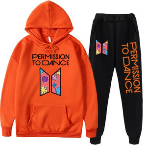 BTS Permission to Dance Hoodie and Sweatpants Combo