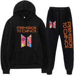 BTS Permission to Dance Hoodie and Sweatpants Combo