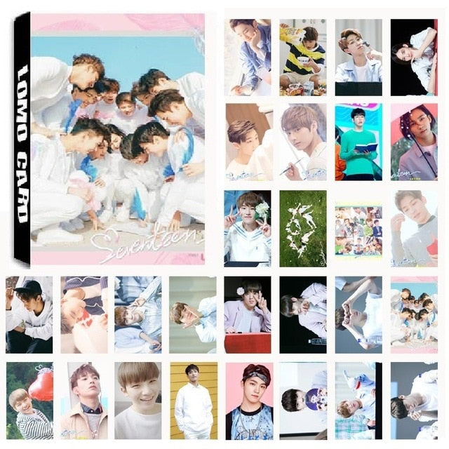 30Pcs/Set LOMO Seventeen Love & Letter Album HD Photocards