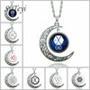 Exo Moon Pendant Necklace