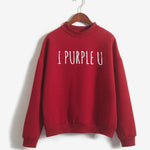"I Purple U" Sweatshirt (8 Colors)